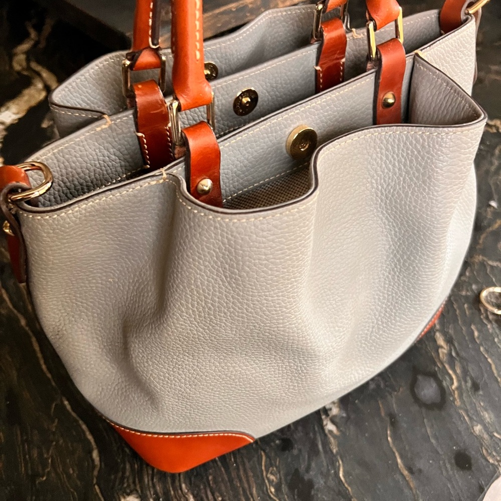 Dooney & Bourke Pebbled Leather Brenna Satchel - NEW - Picture 15 of 15